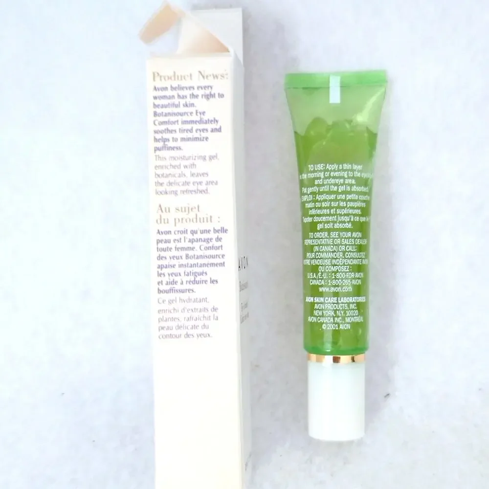 Avon Botanisource Eye Comfort Serum 0.5 oz Minimize Puffiness NEW Old Stock 2001
